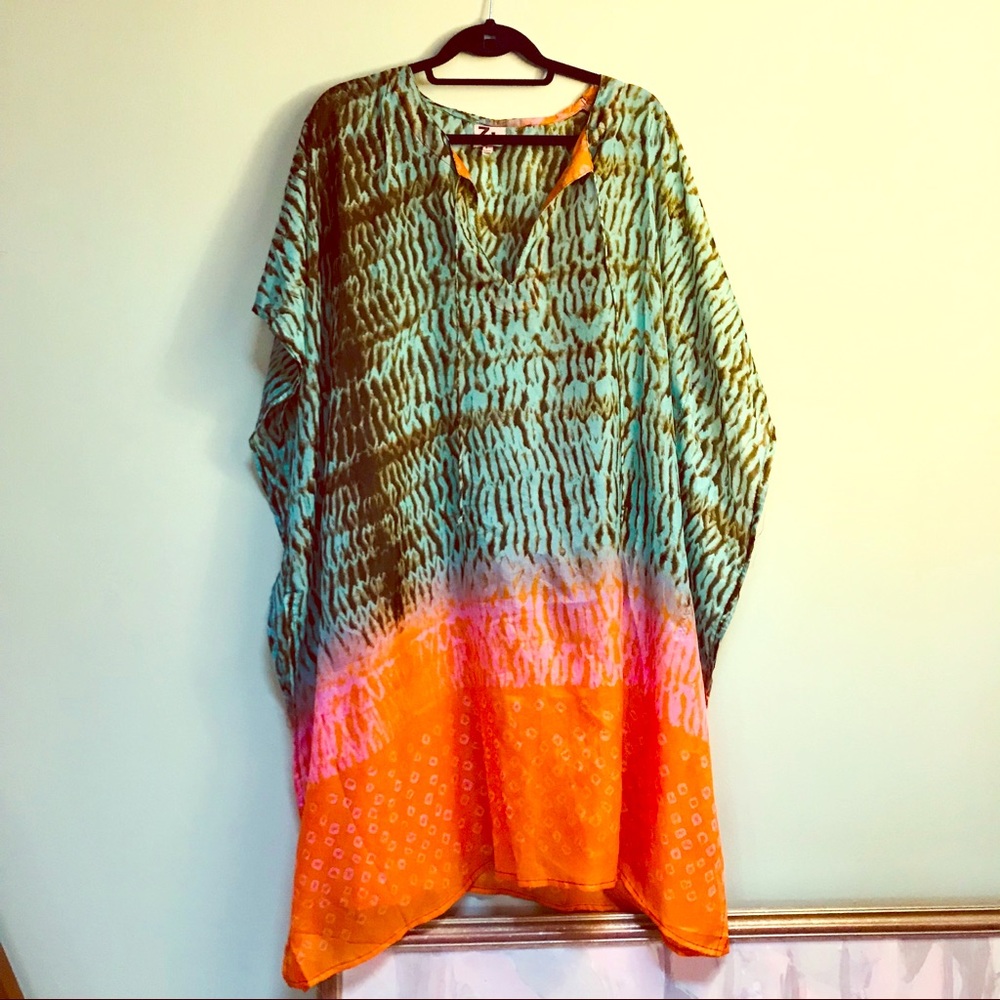 Tie dye caftan OS